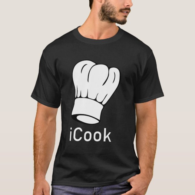 Icho Funny Cook Chef T Shirt (Framsida)