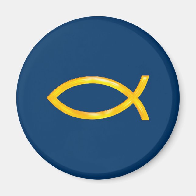 Ichthus - Christian Fish Symbol Magnet (Framsidan)