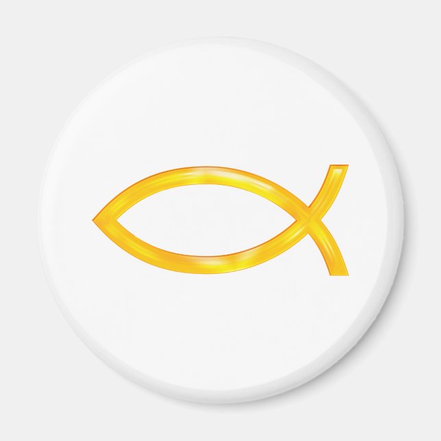 Ichthus - Christian Fish Symbol Magnet (Framsidan)
