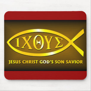 ICHTHUS: Jesus fisksymbol Musmatta