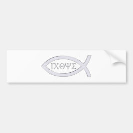 Ichthus - kristet fisksymbol bildekal
