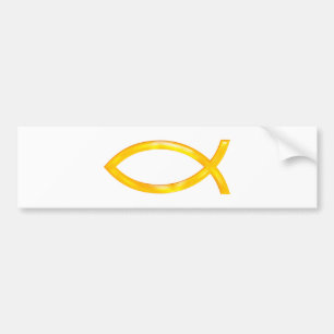 Ichthus - kristet fisksymbol bildekal