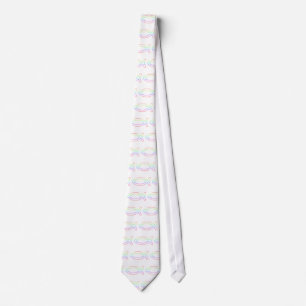 Ichthus - kristet fisksymbol - glöda slips