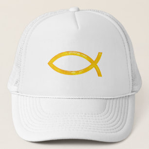 Ichthus - kristet fisksymbol keps