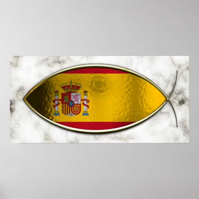 Ichthus - Spanska Flagga Poster (Framsidan)