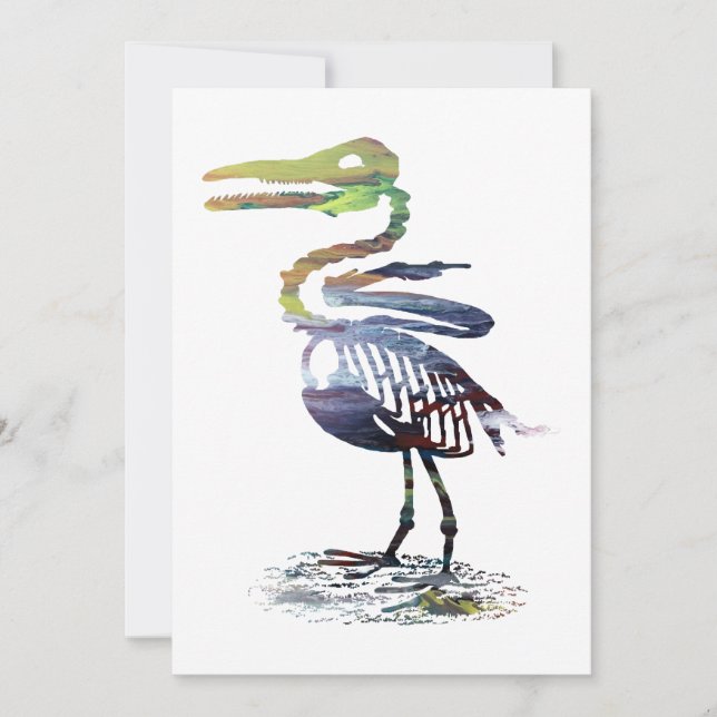 Ichthyornis skelett (Framsida)