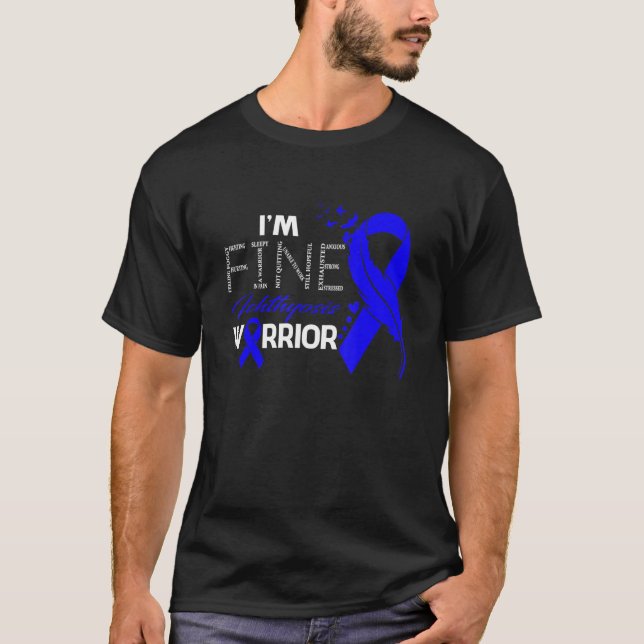Ichthyosis Warrior Jag är Bra Feather T Shirt (Framsida)