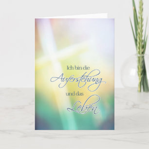 ichtunnamatris Auferstehung, tysk religiös påsk Helgkort