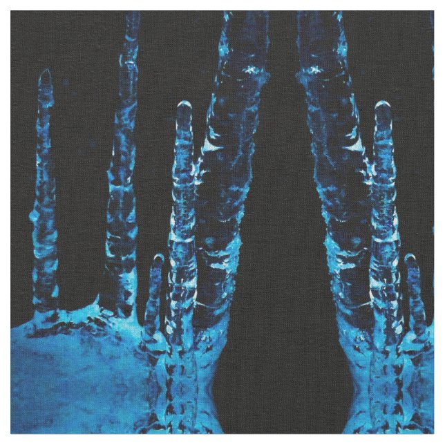 Icicle Blues Tyg (Närbild)