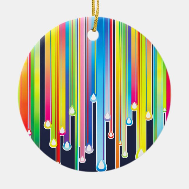 Icicle Candy Decorative Träd Ornament (Framsidan)
