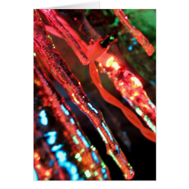 Iciklar Hälsningskort (Framsidan)