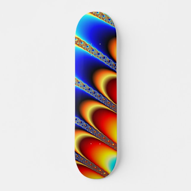 Icing - Fractal Art Skateboard Bräda 19,5 Cm (Framsida)