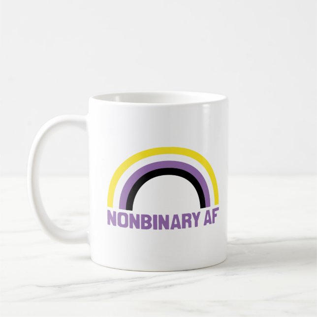 Icke-binär AF Kaffemugg (Vänster)