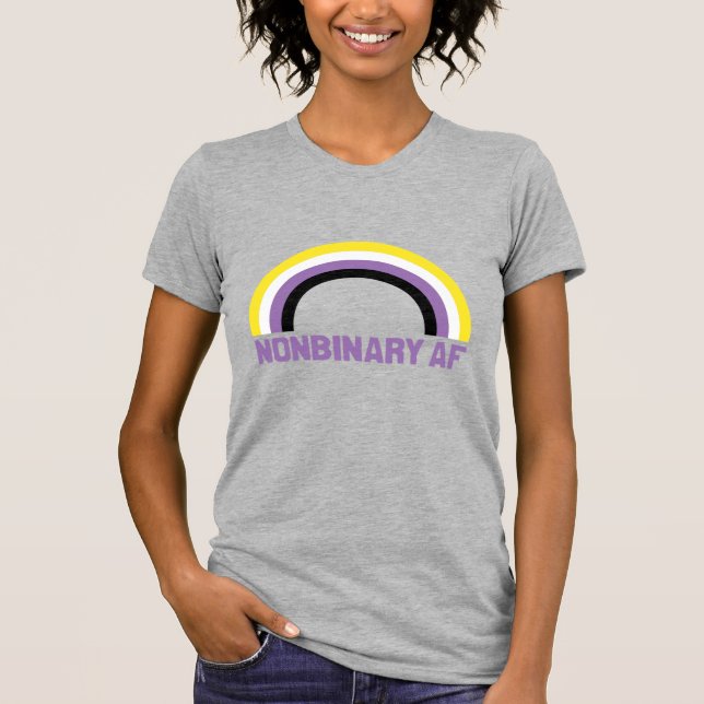 Icke-binär AF T Shirt (Framsida)