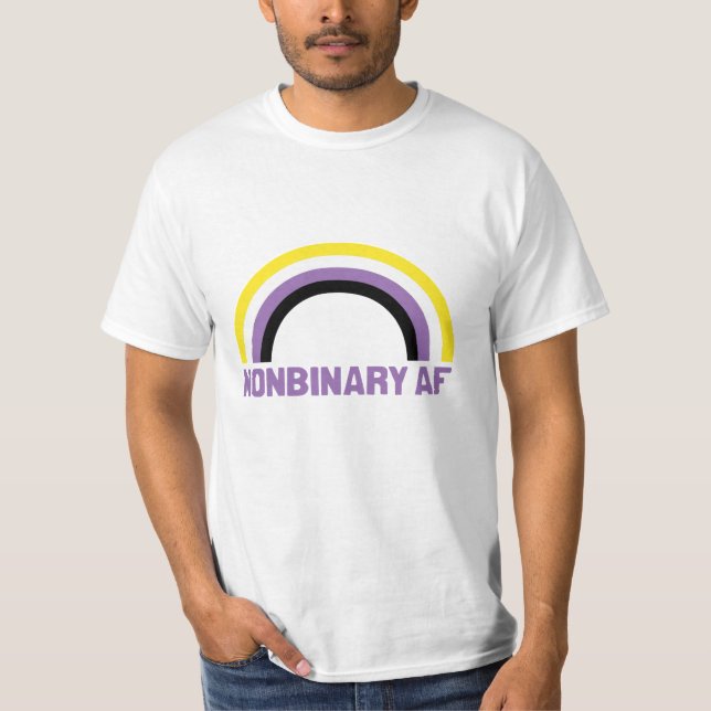 Icke-binär AF T Shirt (Framsida)