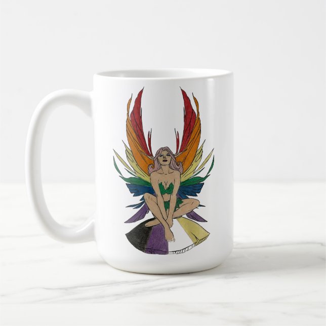 Icke-binär fe kaffemugg (Vänster)
