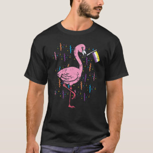 Icke-binär Flagga Flamingo Lgbt Pride Nb Ally i må T Shirt