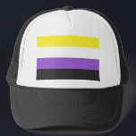 Icke-binär Flagga Keps<br><div class="desc">Icke-binär Flagga, icke-binär, icke-binär, enby, icke-binär, pride, flagga, agender, genderlös, gender, pangenus, bigenus</div>