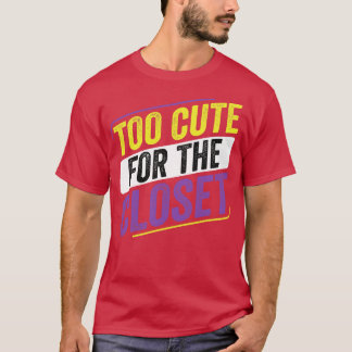 Icke-binär för cute för insvälld LGBT-enhet, icke- T Shirt