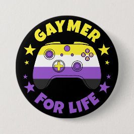 Icke-binär Gaymer för livets videospelsstyrenhet Knapp