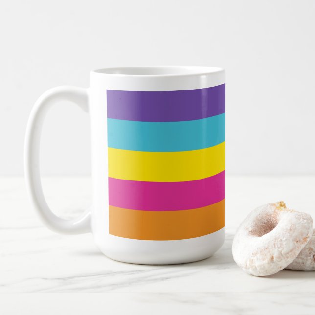 Icke-binär könsidentitet stolthet kaffemugg (Med munk)