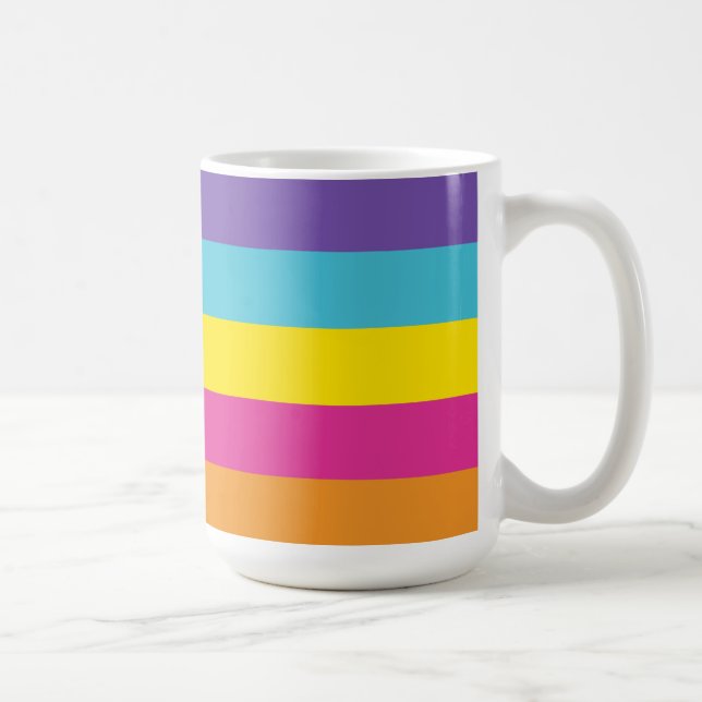 Icke-binär könsstolthetsflagga kaffemugg (Höger)