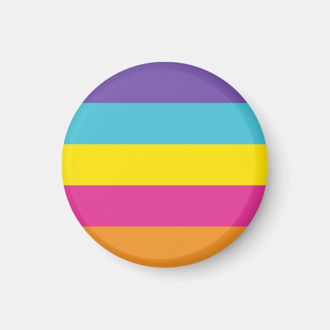Icke-binär könsstolthetsflagga magnet (Framsidan)