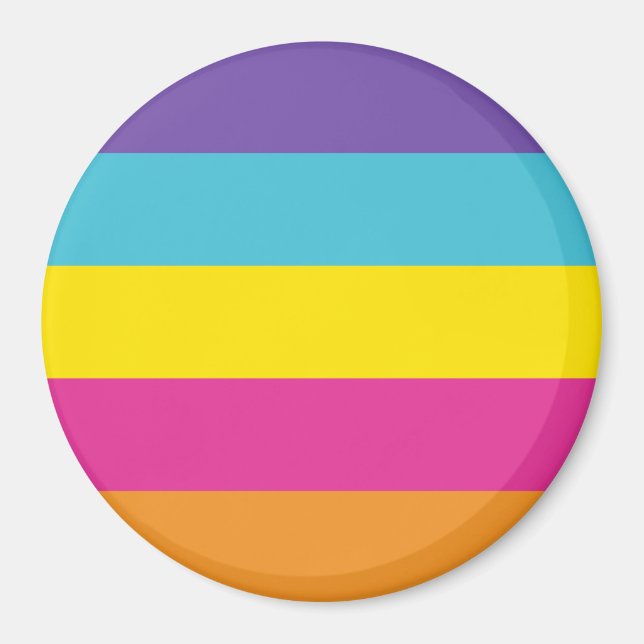 Icke-binär könsstolthetsflagga magnet (Framsidan)