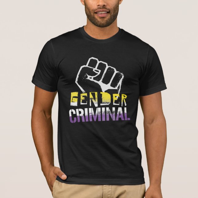 Icke-binär könsstörd t shirt (Framsida)