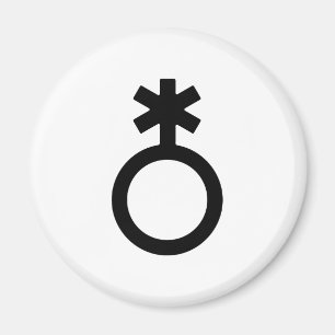 Icke-binär könssymbol magnet