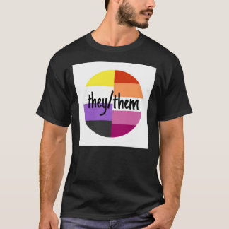 icke-binär lesbisk dem Fäst T Shirt