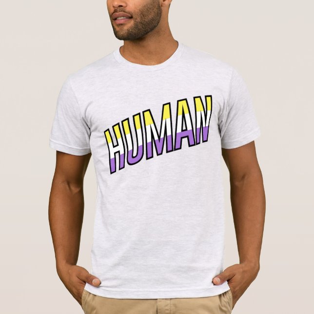 Icke-binär människa t shirt (Framsida)