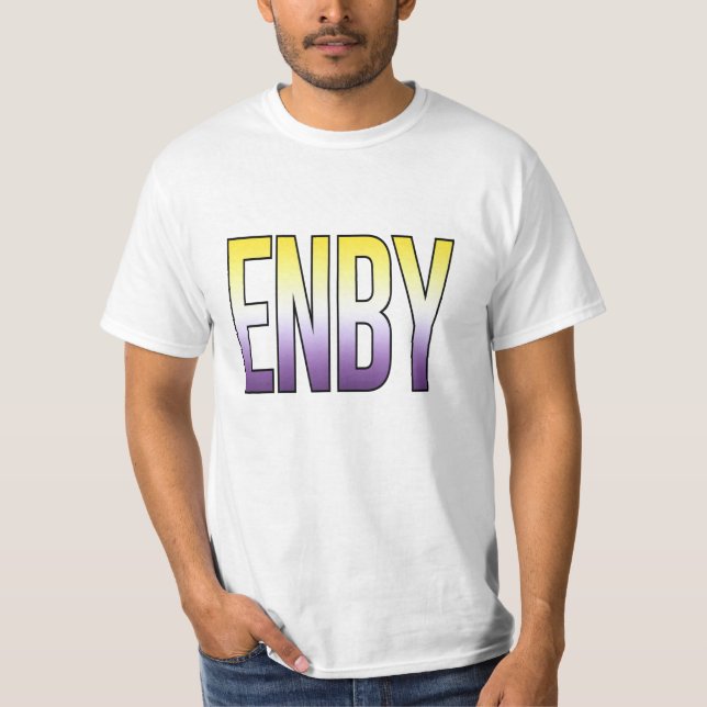 Icke-binär - Nonbinary T Shirt (Framsida)