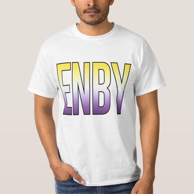 Icke-binär - Nonbinary T Shirt (Framsida)