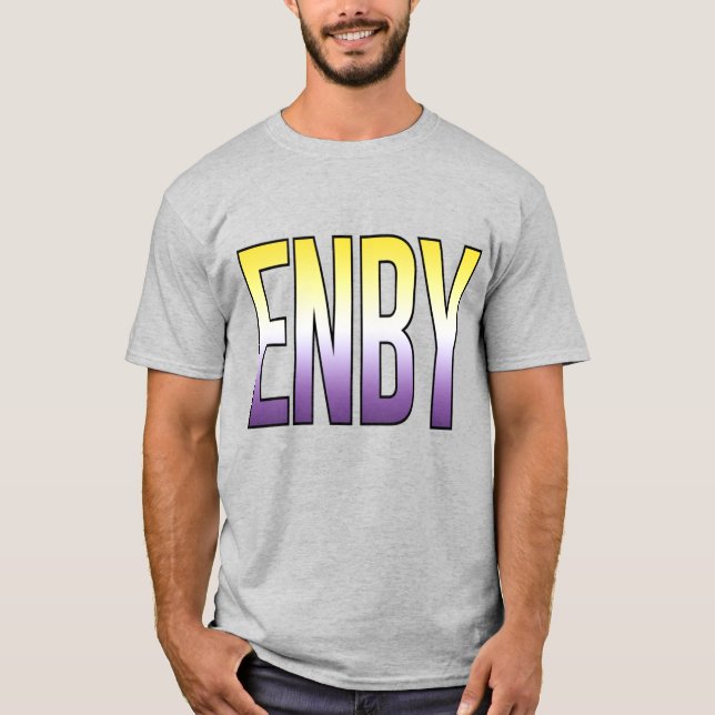 Icke-binär - Nonbinary T Shirt (Framsida)