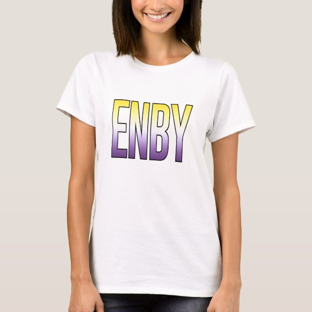 Icke-binär - Nonbinary T Shirt (Framsida)