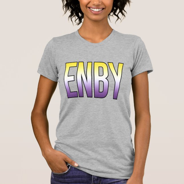 Icke-binär - Nonbinary T Shirt (Framsida)