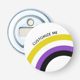 Icke-binär regnbåge, icke-binär Flagga Anpassnings Flasköppnare