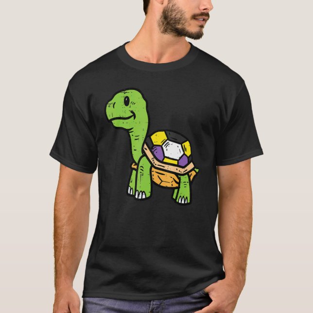 Icke-binär sköldpadda NB-Pride, Flagga Lgb T Shirt (Framsida)