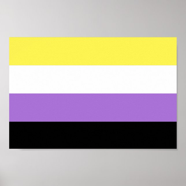 Icke-binär stolthet poster (Framsidan)