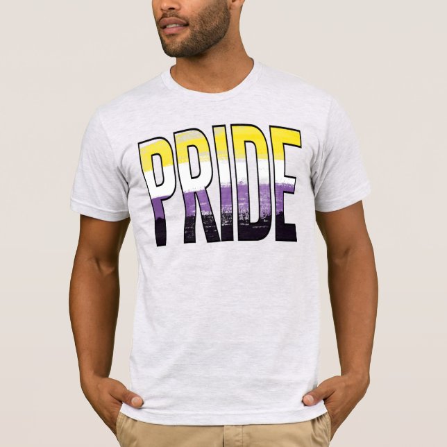 Icke-binär stolthet t shirt (Framsida)