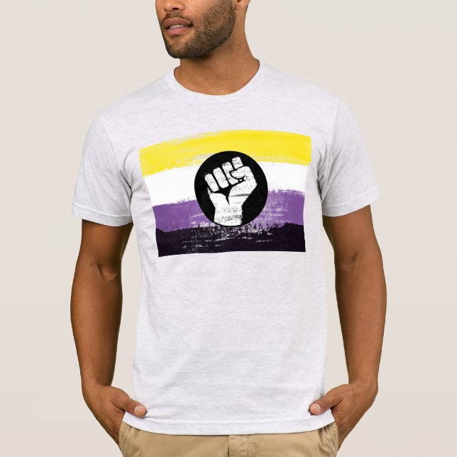 Icke-binär stolthets-T-shirt T Shirt (Framsida)
