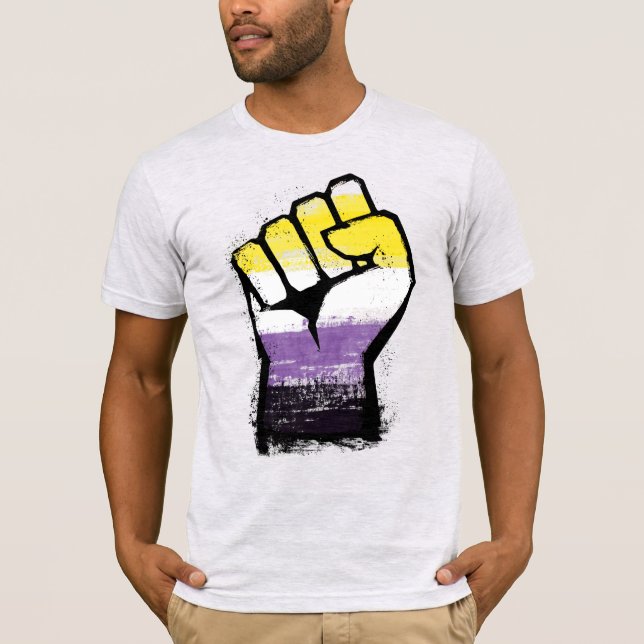 Icke-binär stolthets-T-shirt T Shirt (Framsida)