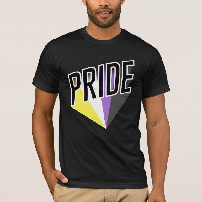 Icke-binär stolthets-T-shirt T Shirt (Framsida)