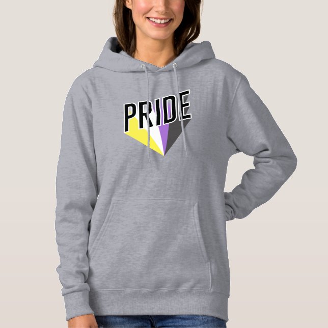 Icke-binär stolthetsburst t shirt (Framsida)