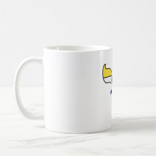 Icke-binär stolthetsflagg Chai Kaffemugg