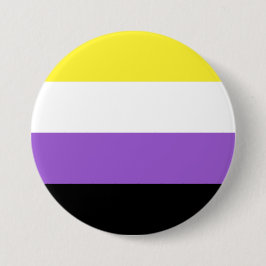 Icke-binär stolthetsflagga knapp