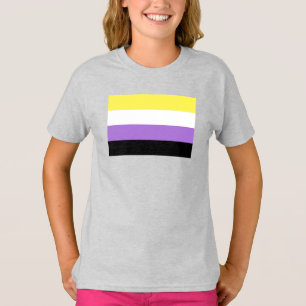 Icke-binär stolthetsflagga t shirt