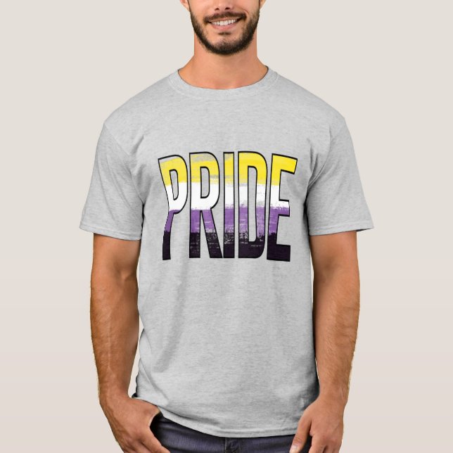 Icke-binär stolthetsord t shirt (Framsida)