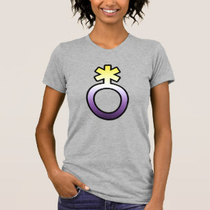 Icke-binär symbol t shirt
